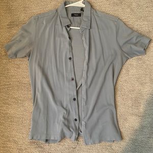 Theory short sleeve button up